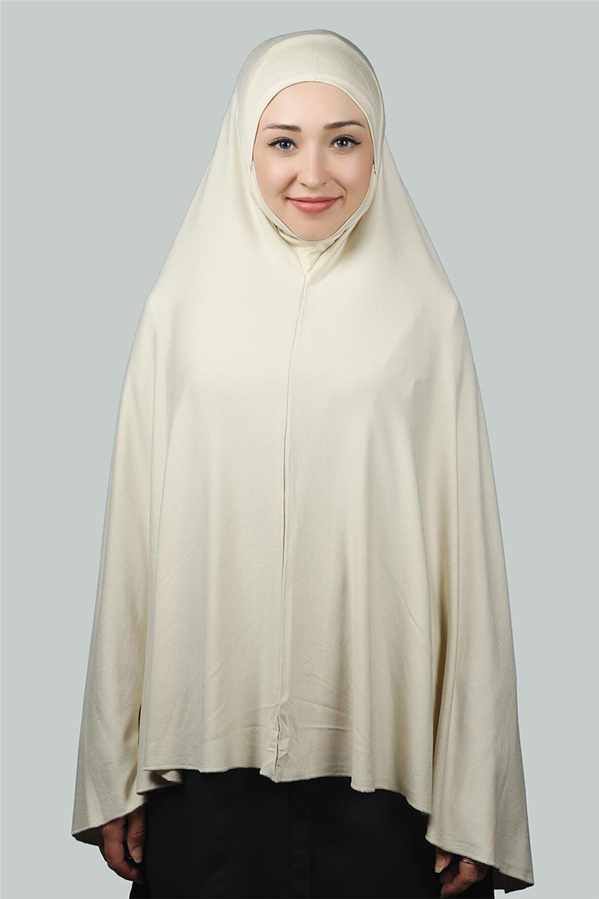 Hazır Türban Peçeli Pratik Eşarp Tesettür Nikaplı Hijab - Namaz Örtüsü Sufle (5XL)