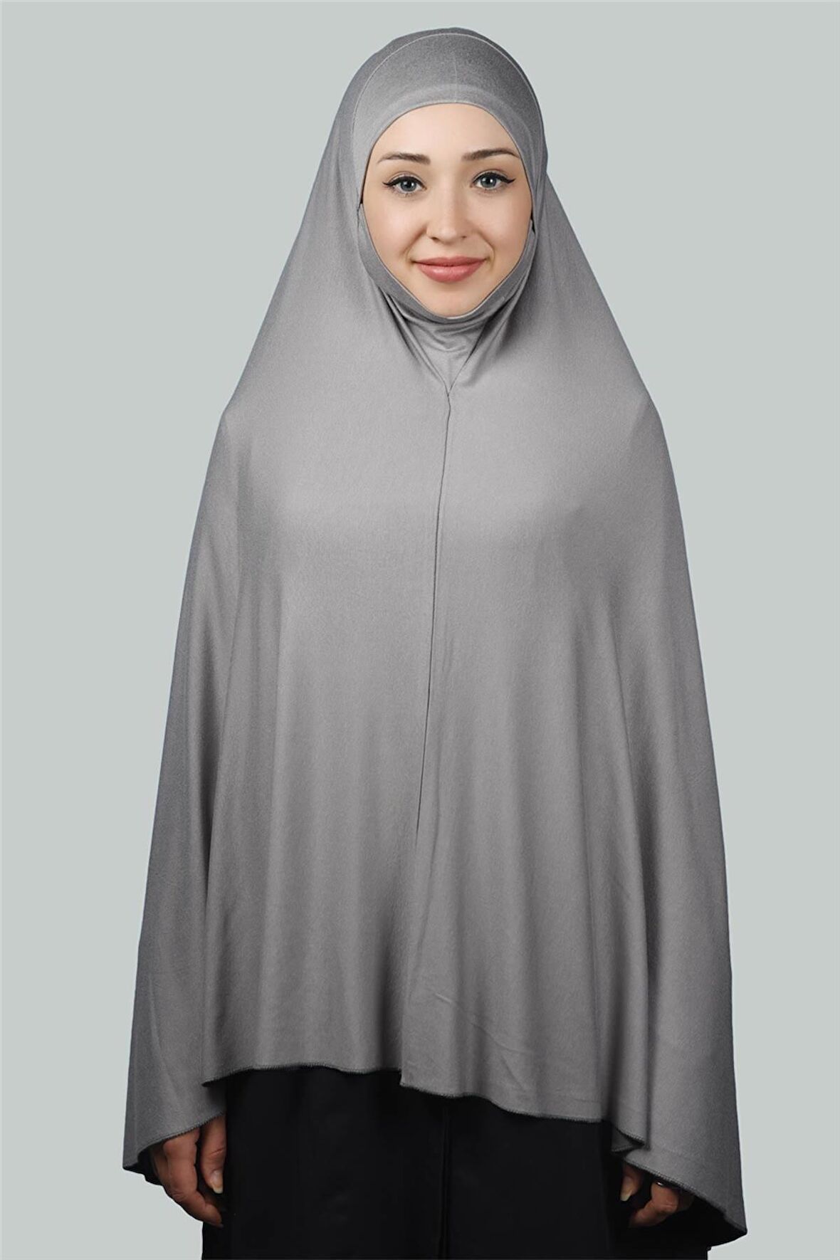 Hazır Türban Peçeli Pratik Eşarp Tesettür Nikaplı Hijab - Namaz Örtüsü Sufle (5XL)
