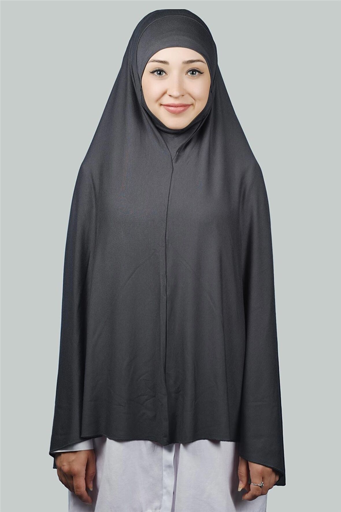 Hazır Türban Peçeli Pratik Eşarp Tesettür Nikaplı Hijab - Namaz Örtüsü Sufle (5XL)