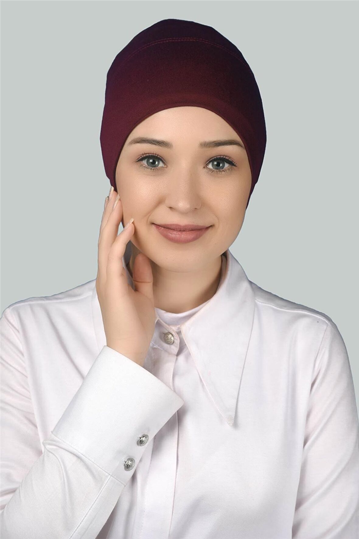 Hazır Pratik Geçmeli Uzun Boru Tesettür Bonesi