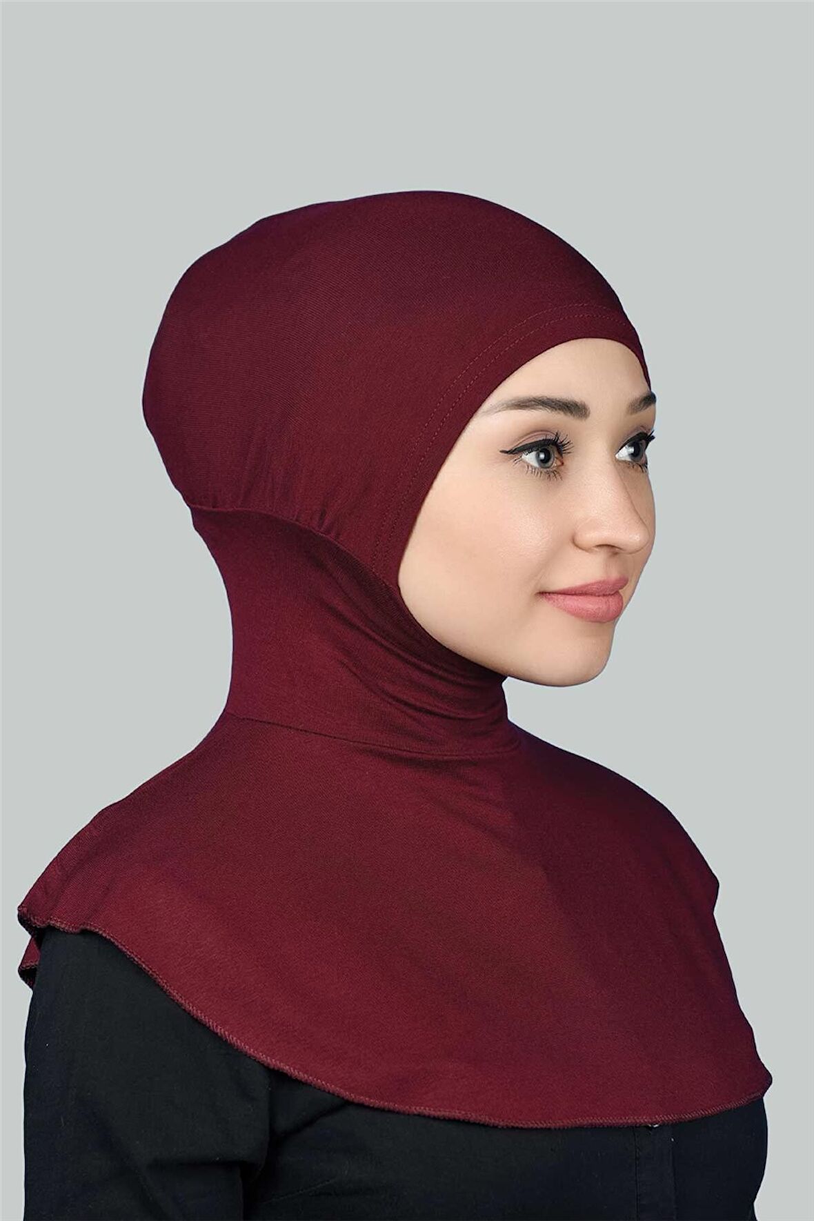 Kadın Tesettür Pratik Boyunluklu Hijab - Sporcu Bone