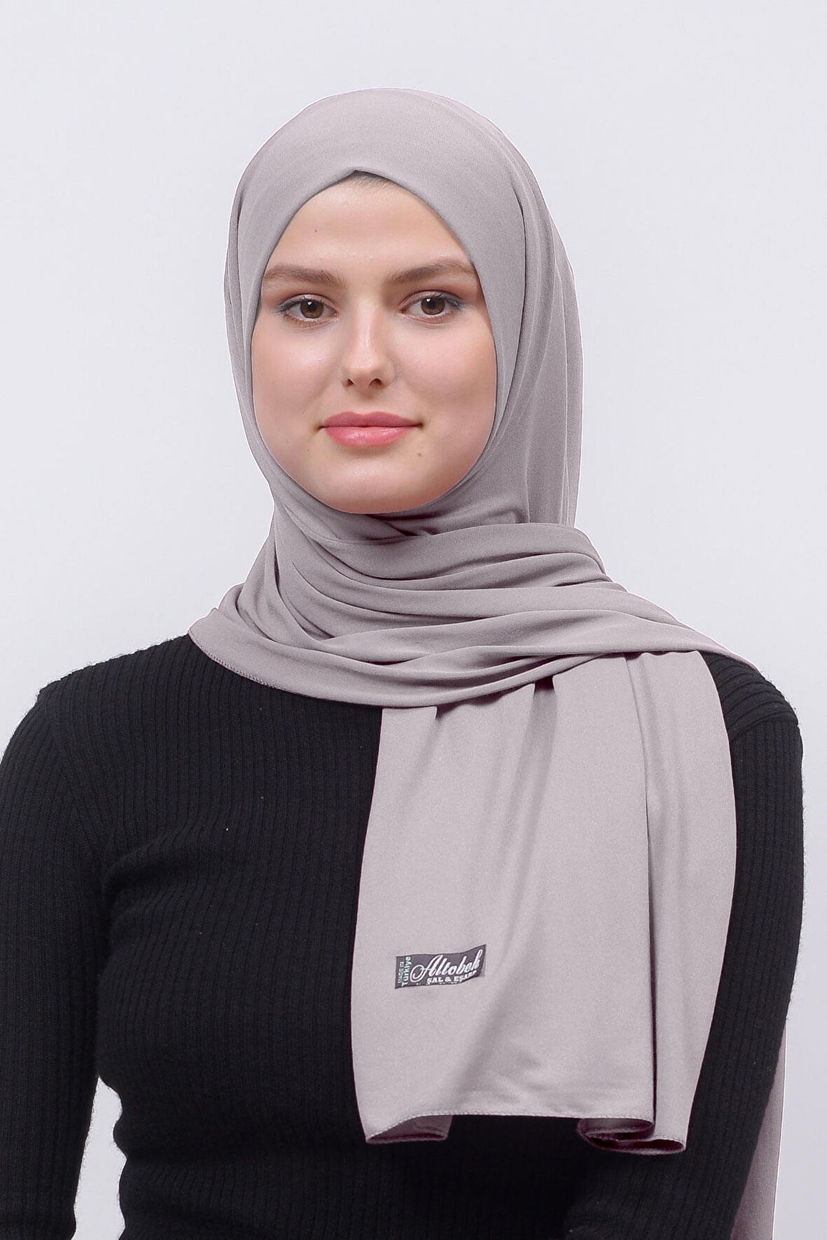 Tesettür Penye Şal Düz