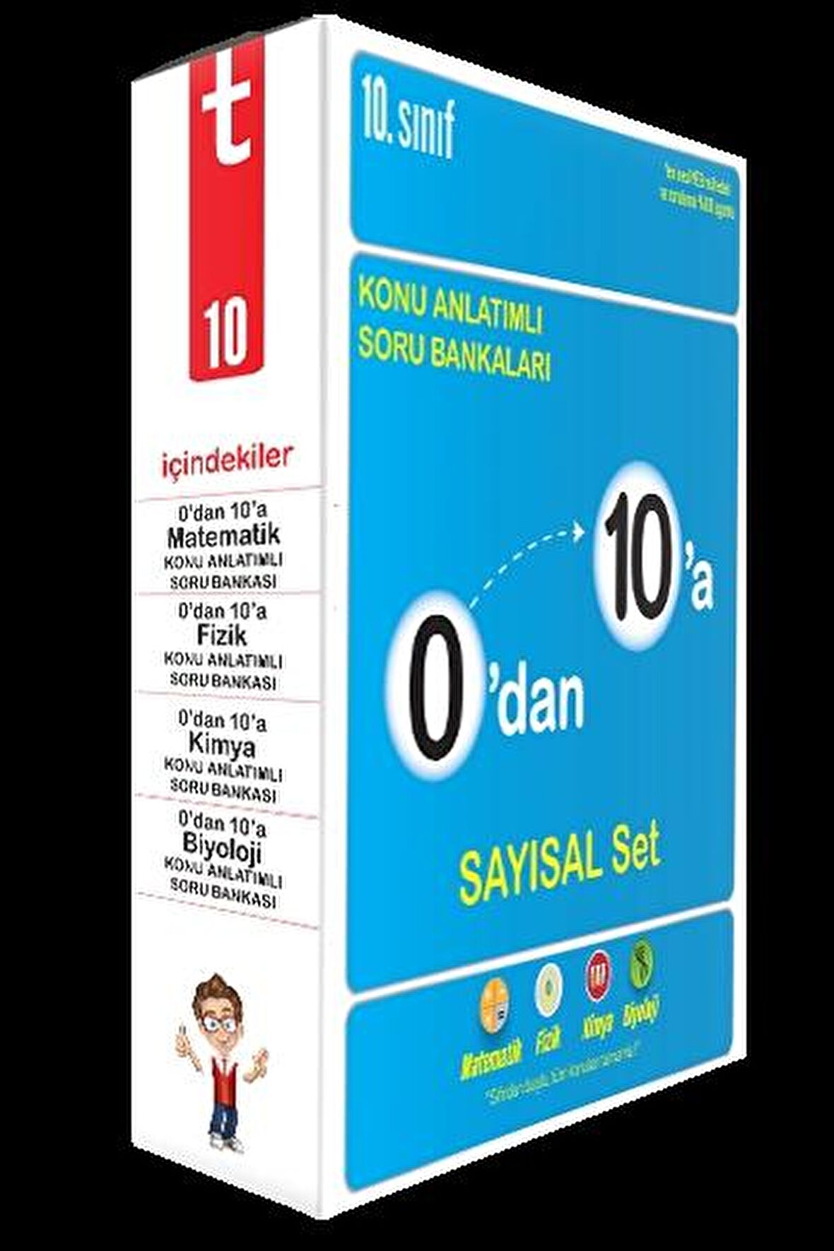 0'dan 10'a Konu Anlatımlı Soru Bankası Sayısal Set