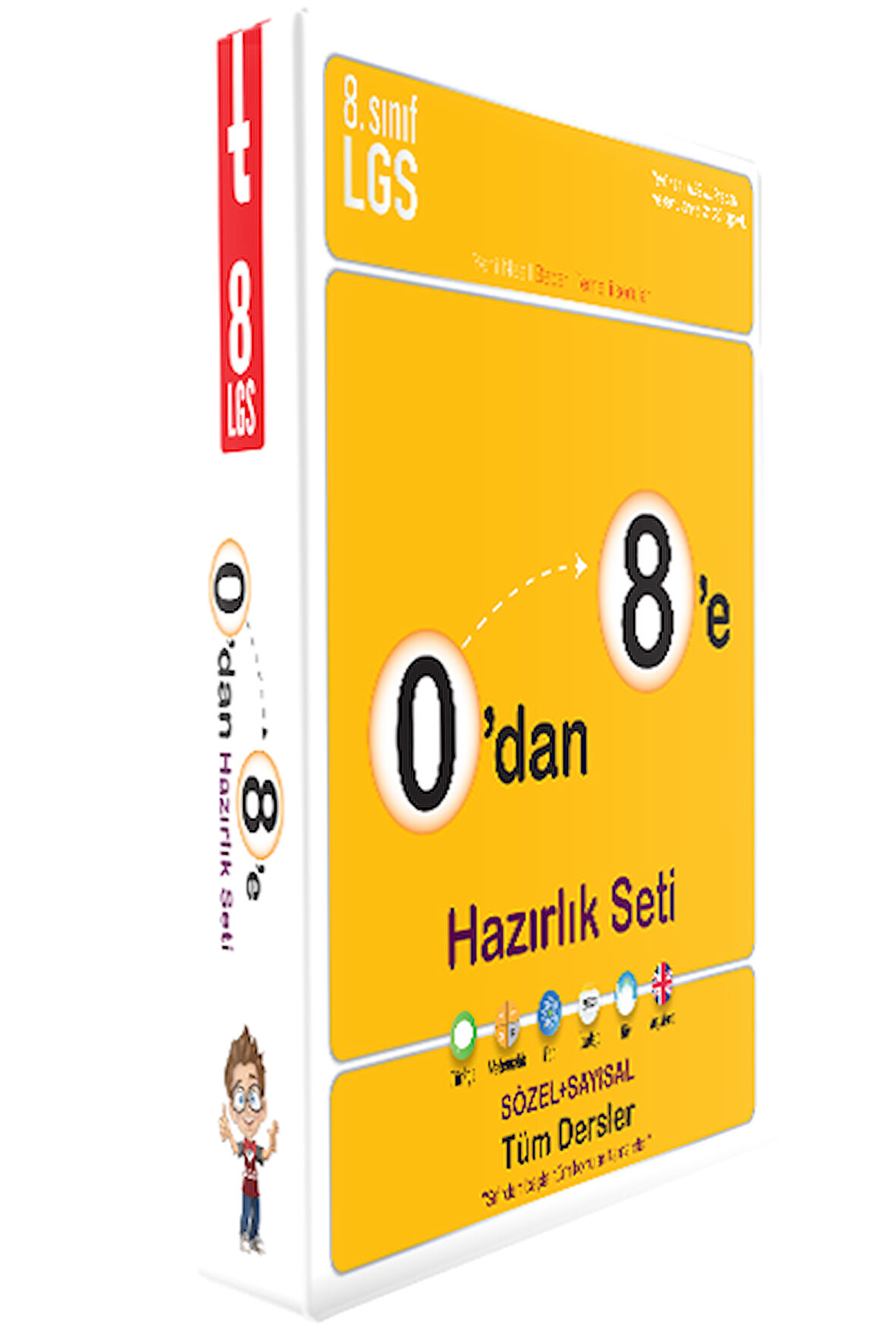 Tonguç 8. Sınıf LGS 0 dan 8 e Tüm Dersler Sözel Sayısal Hazırlık Seti Tonguç Akademi