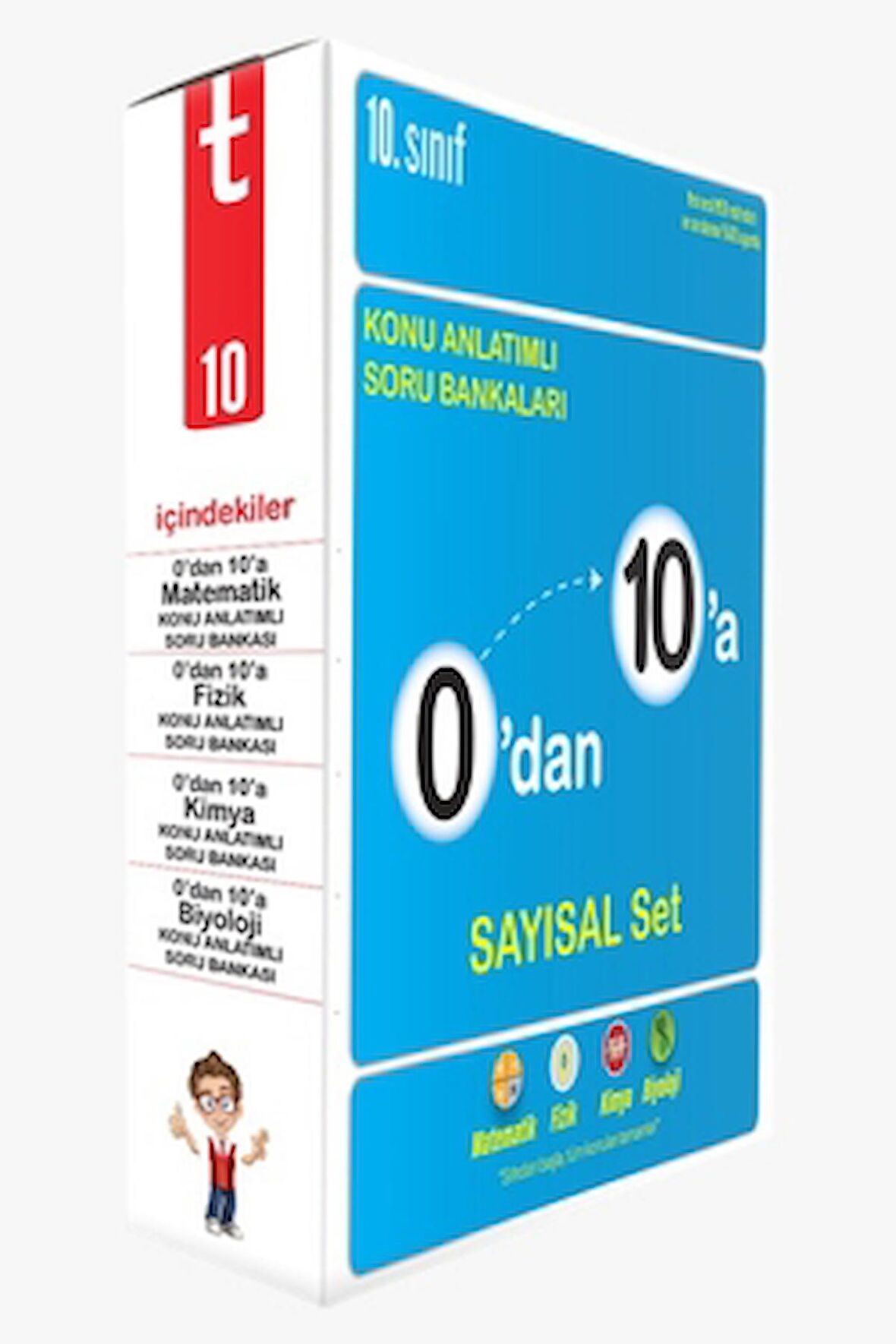 0'dan 10'a Konu Anlatımlı Soru Bankası Sayısal Set