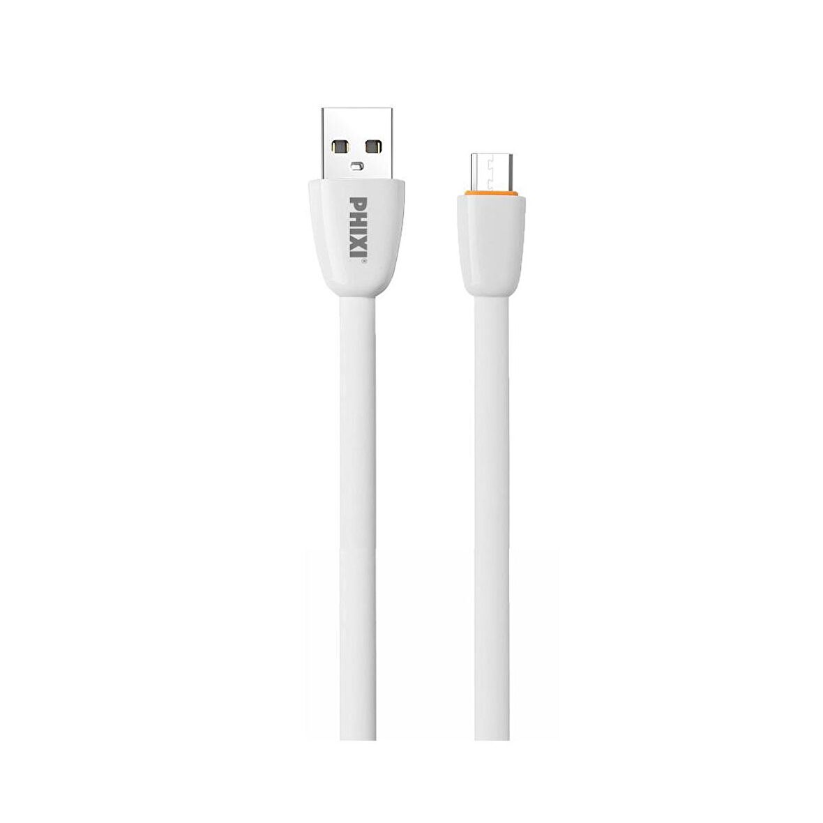 Phixi CB411M Force Yassı Kablolu 100 Cm Micro USB Şarj ve Data Kablosu