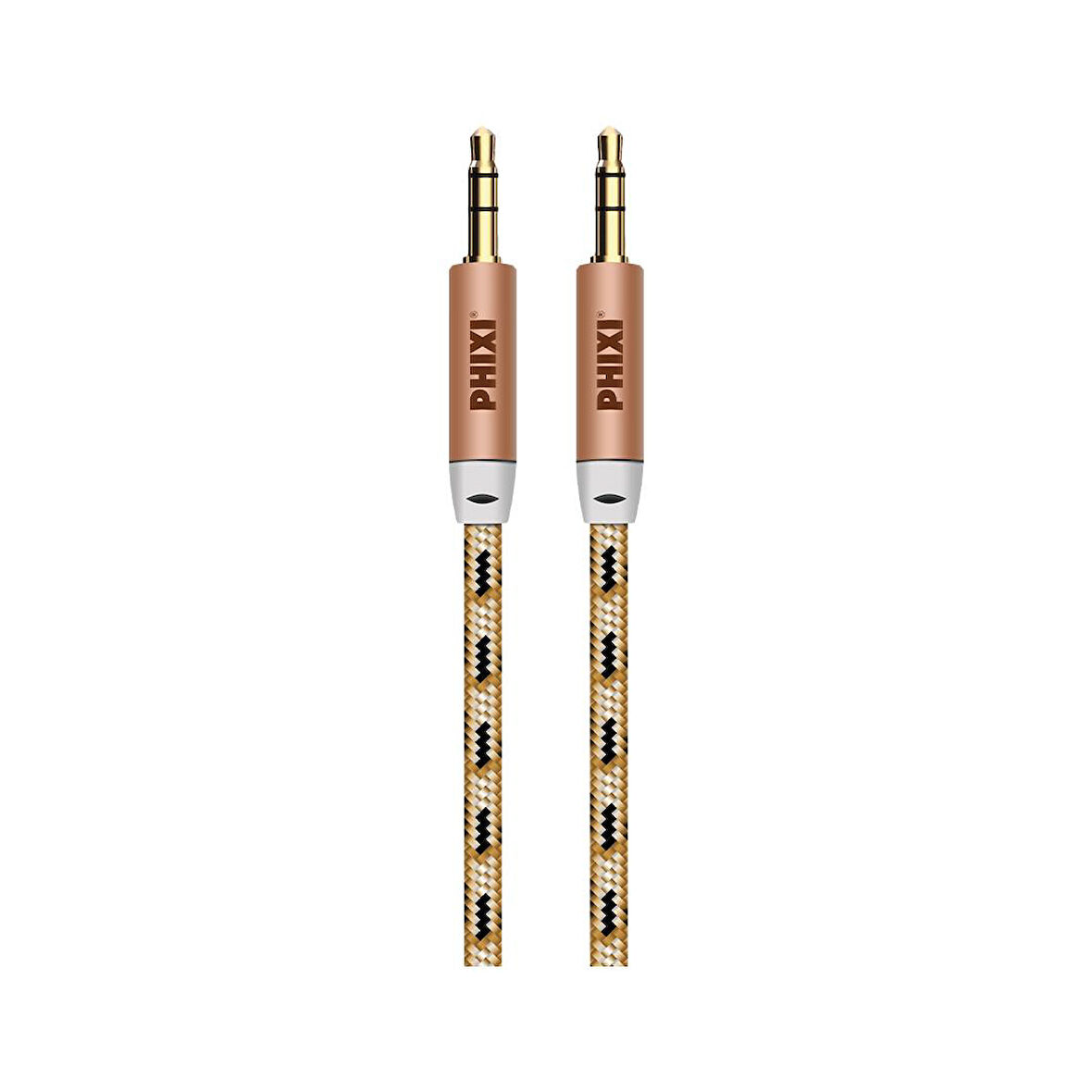 Phixi Basic A810 Hasır Örgü 3.5mm Aux Kablo