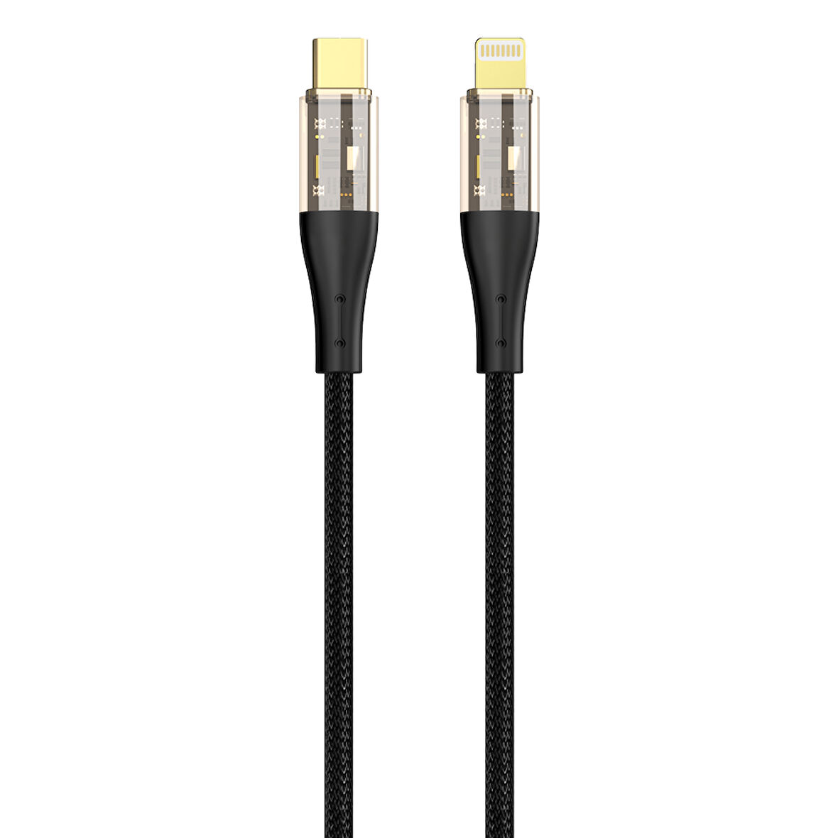 PHİXİ FORCE CB421L HASIR ÖRGÜ VE EKSTRA GÜÇLENDİRİLMİŞ BAŞLIKLI TYPE-C TO LIGHTNING HIZLI ŞARJ VE DATA KABLO