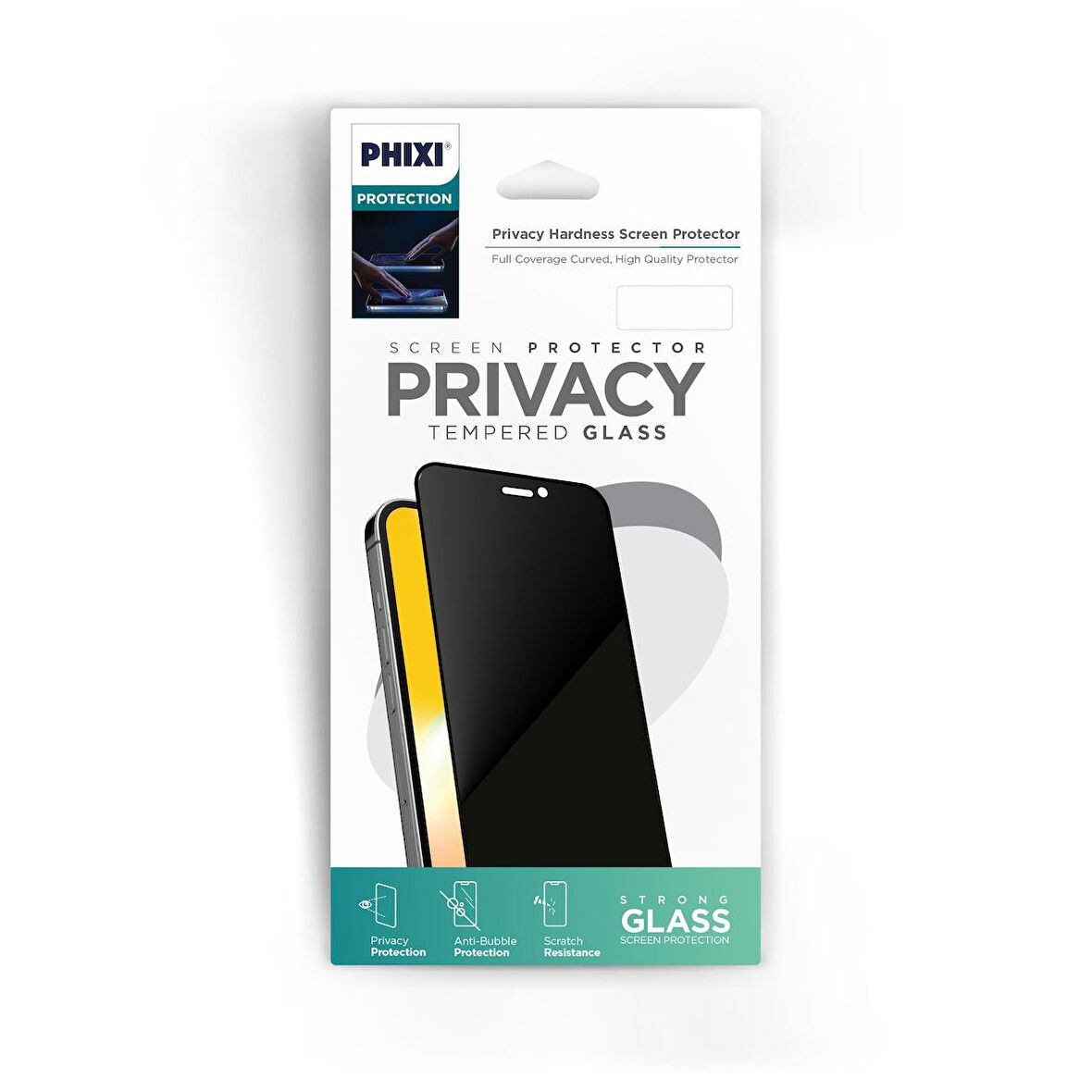 Phixi Hayalet Glass İphone 12 PRO Cam Ekran Koruyucu