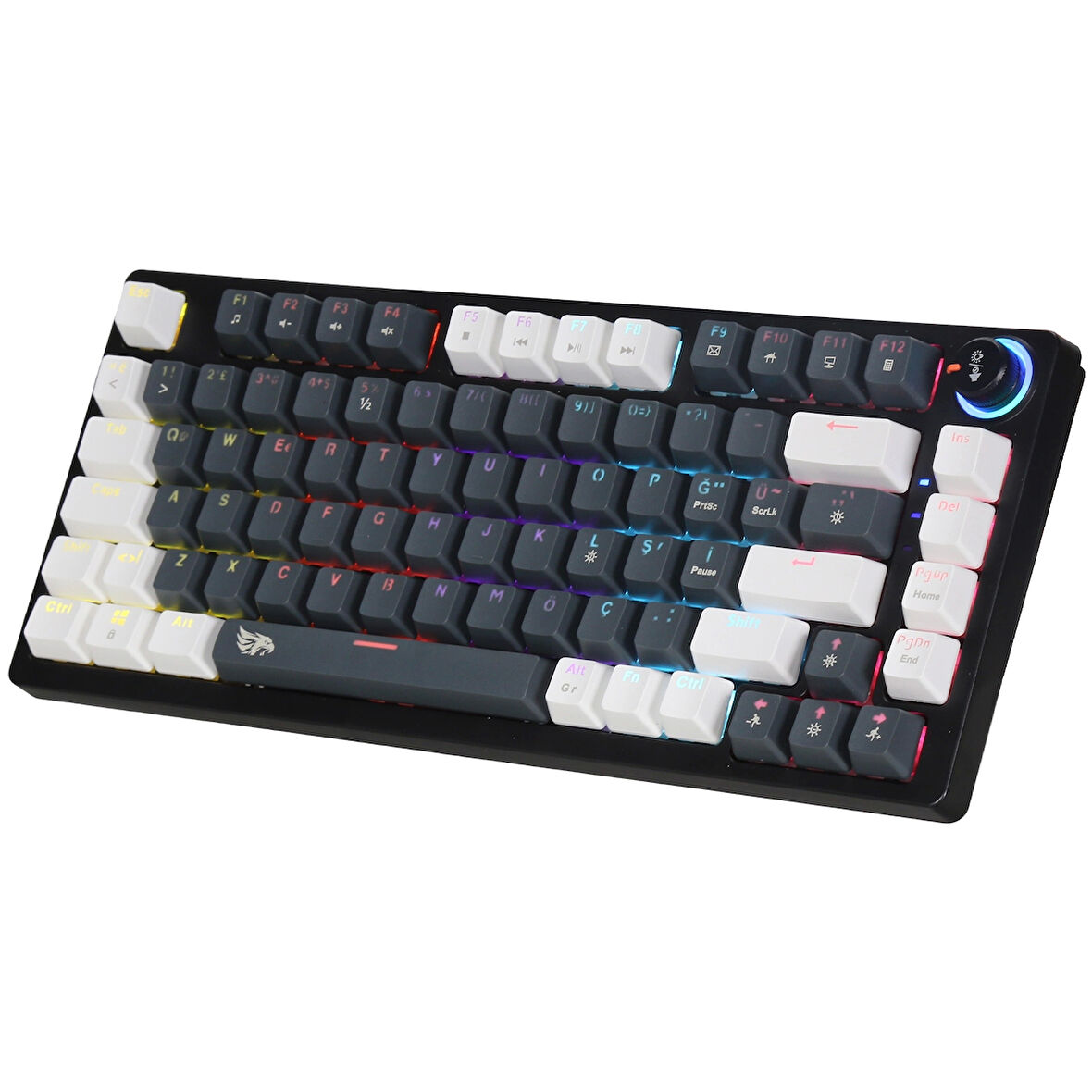 Gameagle Strike Compact MK-81X1ABR Mekanik Rainbow Işıklı Red Switch Gamer Oyuncu Klavye