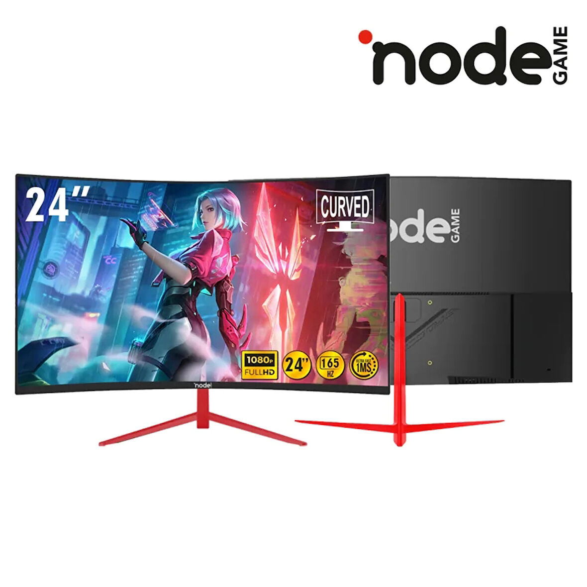 NODE GAME ND-CV23165 24'' inch 165HZ Curved Gaming Monitör