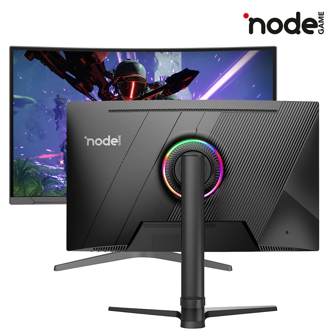 NODE GAME Nd-cv27240rgb 27" 240hz Curved Kavisli Gaming Pivot Ayaklı 1500r Oyuncu Monitör