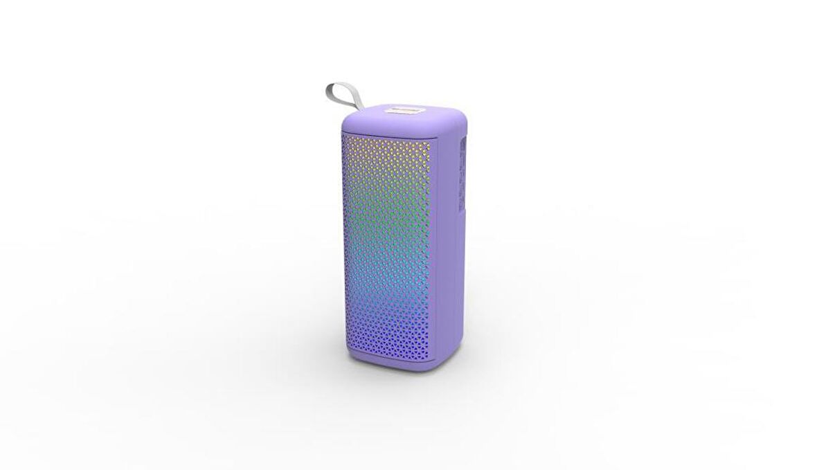 Torima MS-2212BT Taşınabilir Rgb Ledli Bluetooth Hoparlör Usb-Fm Radyo Mor