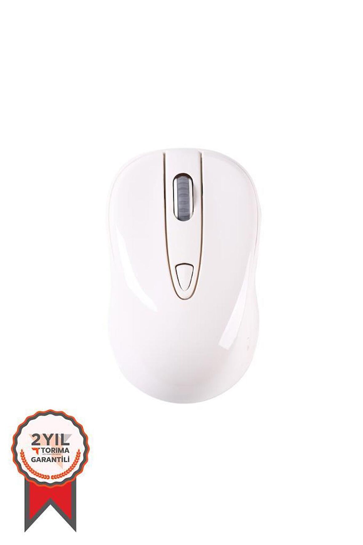 Torima TM-11 Ergonomik Kablosuz Beyaz Optik Mouse