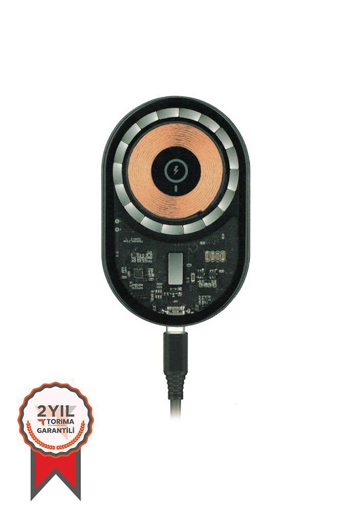Torima W13 Kablosuz Araç İçi Telefon Tutucu Ve Telefon Şarj Cihazı Siyah