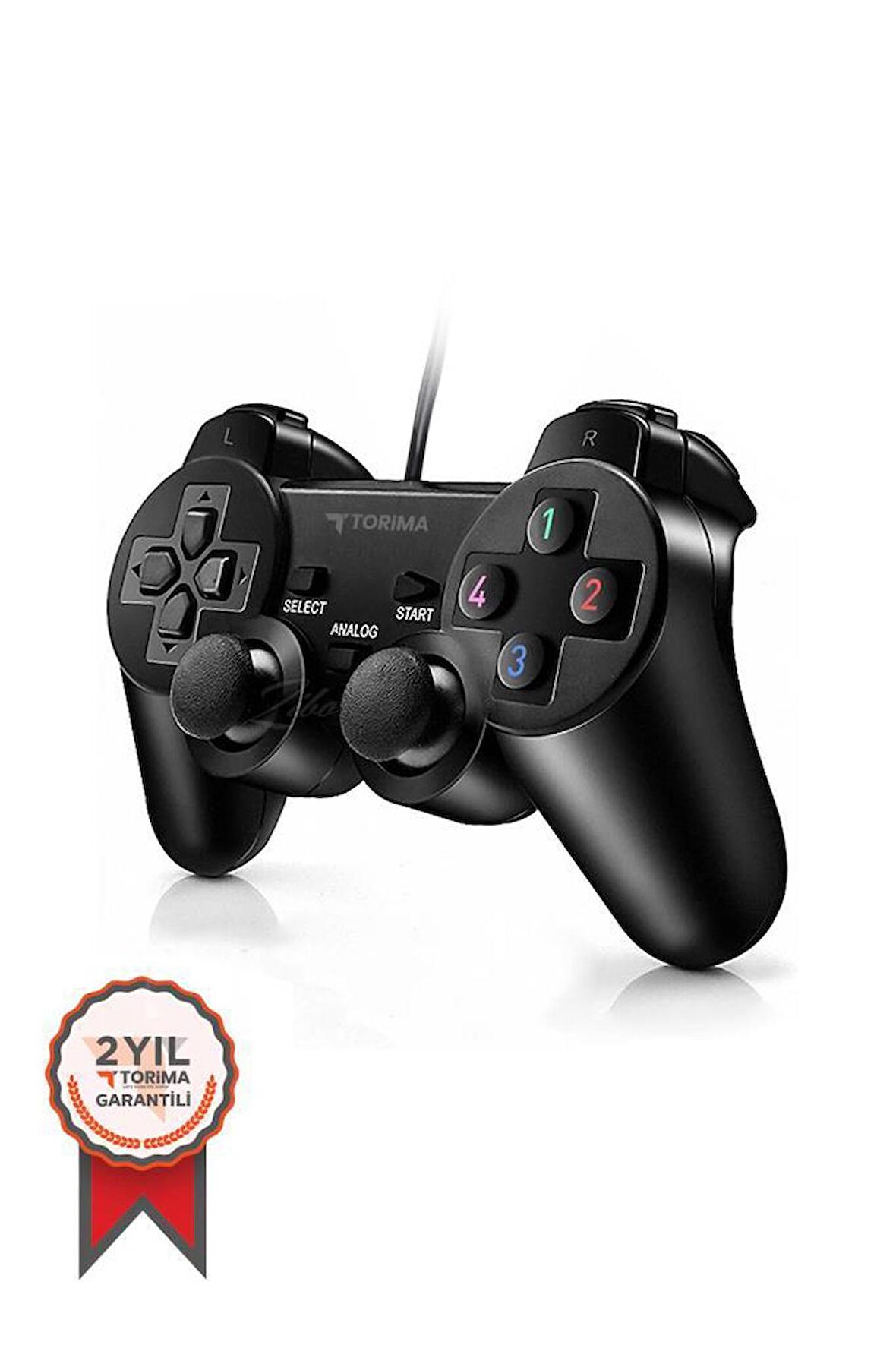 Torima Siyah Oyun Kolu Analog Usb Oyun Kolu Joystick Pc Oyun Kolu Gamepad Konsol