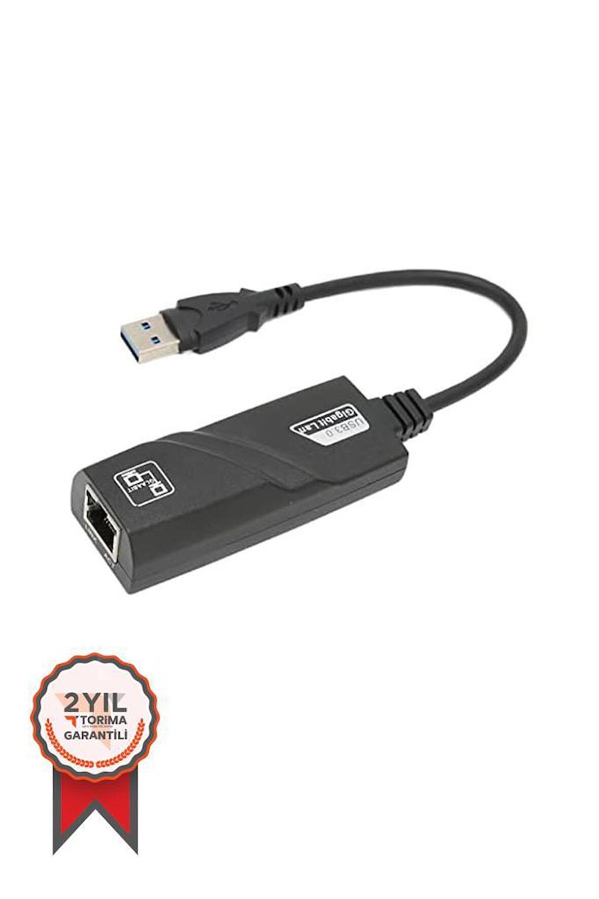 Torima Siyah YD-74 USB 3.0 Ethernet Adaptörü