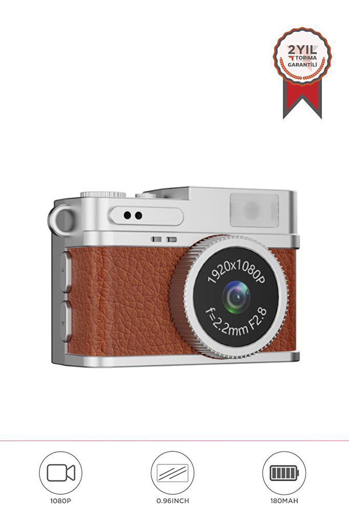 Torima CMR-35 Haki Dijital Mini Cep Boy Anahtarlık 1080P Video Fotoğraf Makinesi Kamera