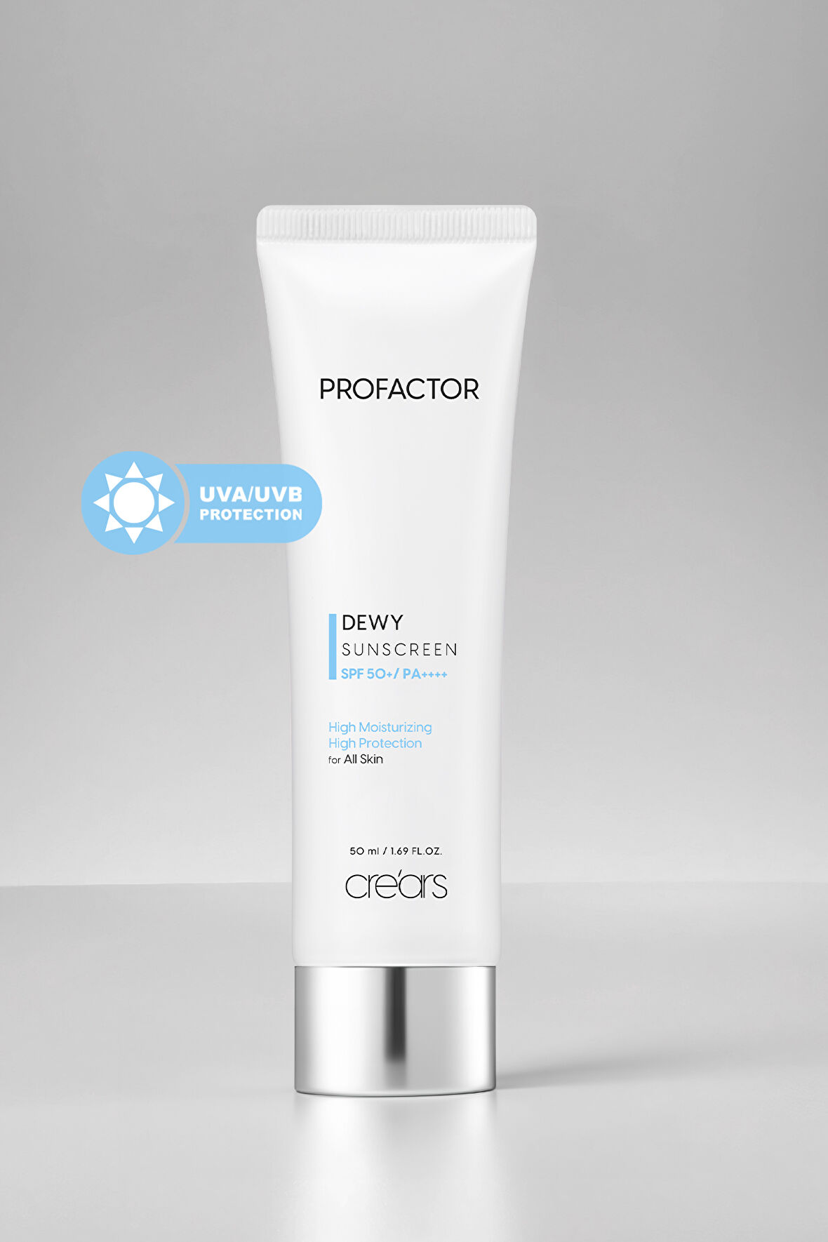 Peptit İçerikli Yoğun Nemlendirme Özelliğine Sahip Güneş Kremi Cre'ars Profactor Dewy Sunscreen