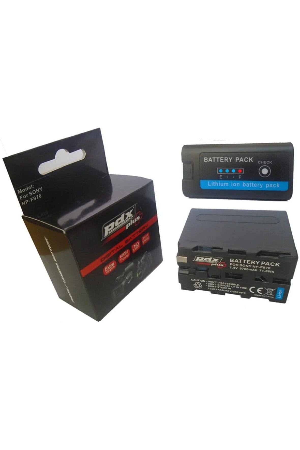 9700 Mah Np-f970 396 Led Işık Bataryası