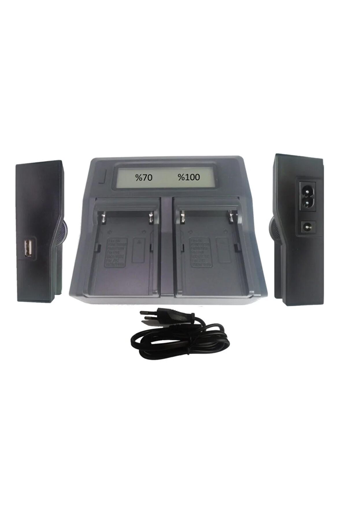 D16 D28s D54s Dijital Ekranlı Çiftli Şarj Cihazı