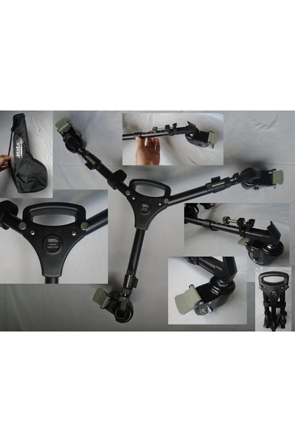 Slik 506qf Tripod Için -901 Tripod Tekeri, Dolly