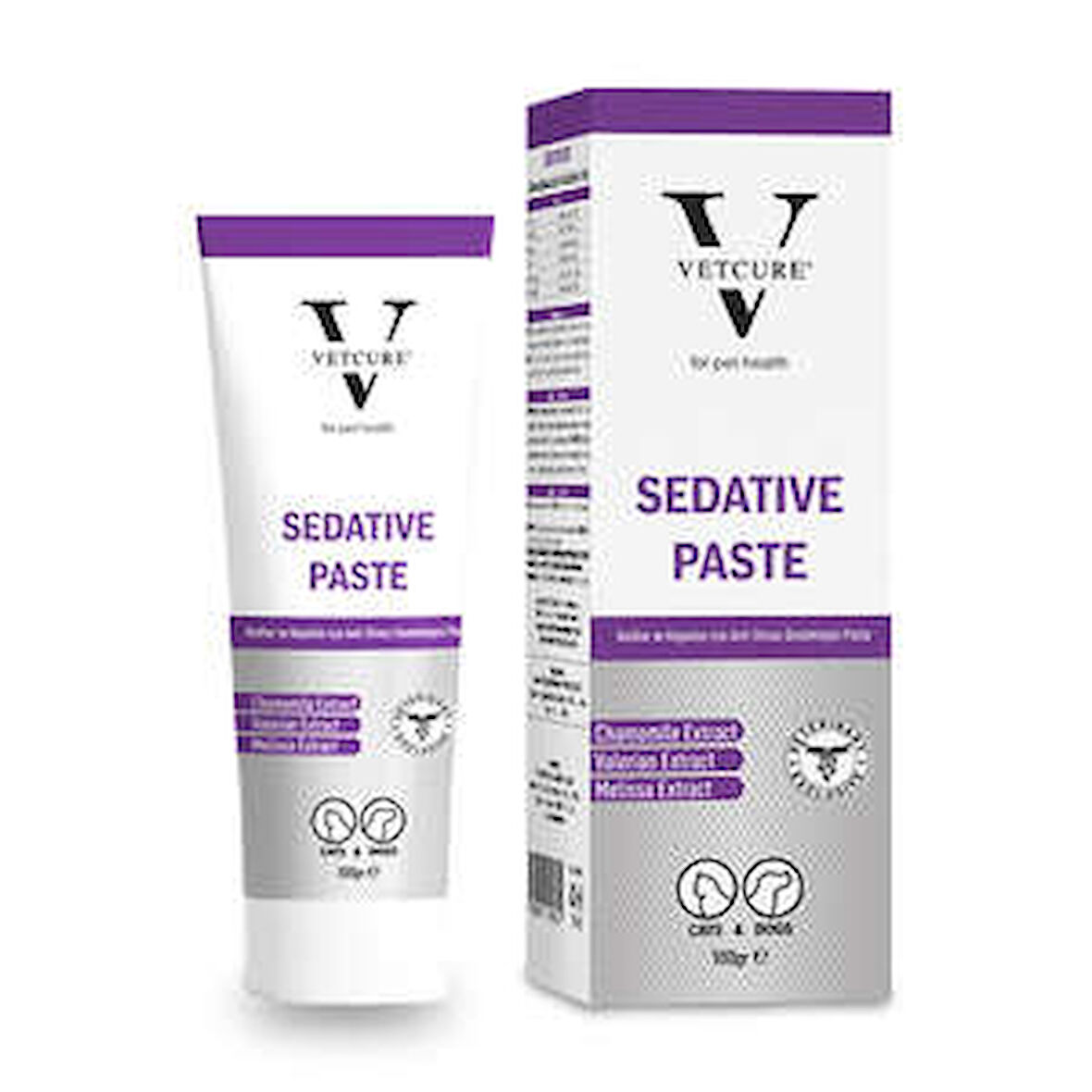 Vetcure Sedative Kedi ve Köpek Anksiyete ve Stres Davranış Sorunları Destekleyici Paste 100 gr