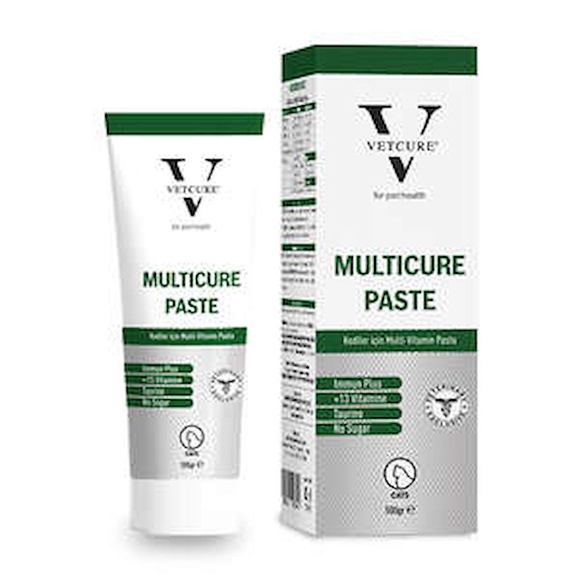 Vetcure Multicure Kedi Multivitamin ve Mineral Desteği Paste 100 gr