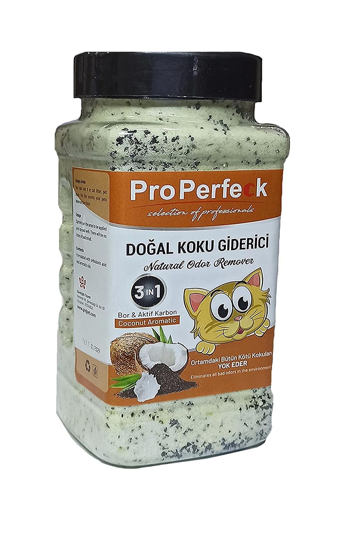 Coconat Kokulu Aktif Karbonlu Kedi Kumu Koku Giderici 500 Gr