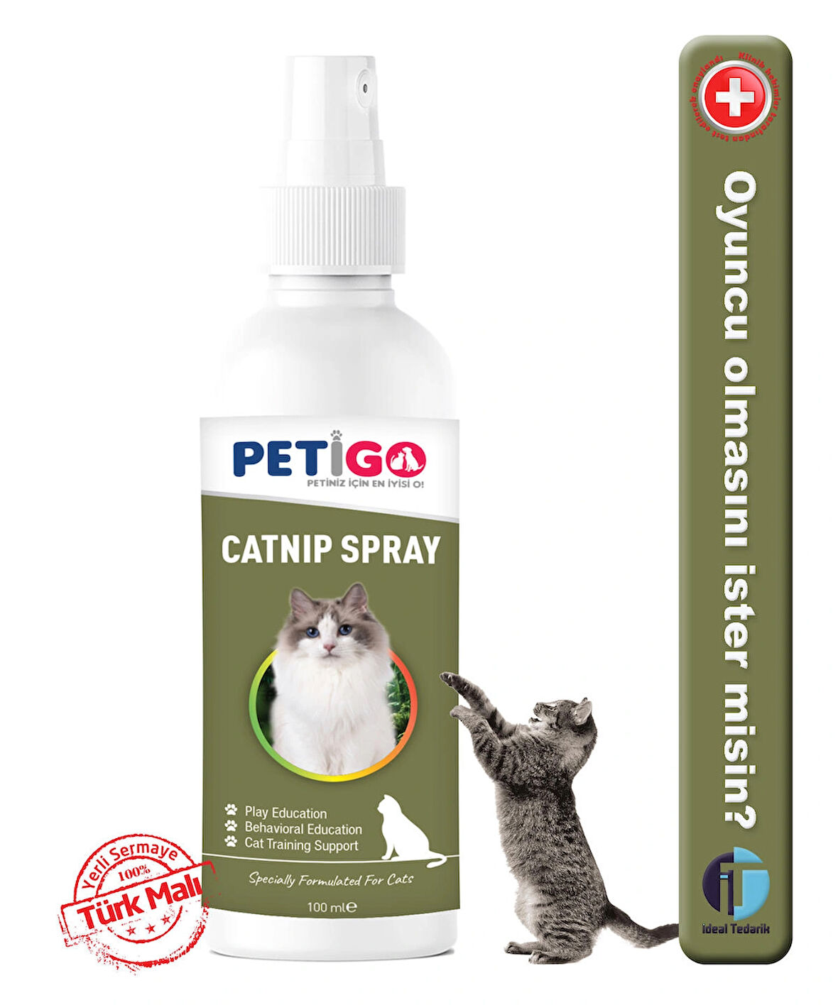 - Kedilere Özel Oyuncu Spreyi - 100ml CatNip