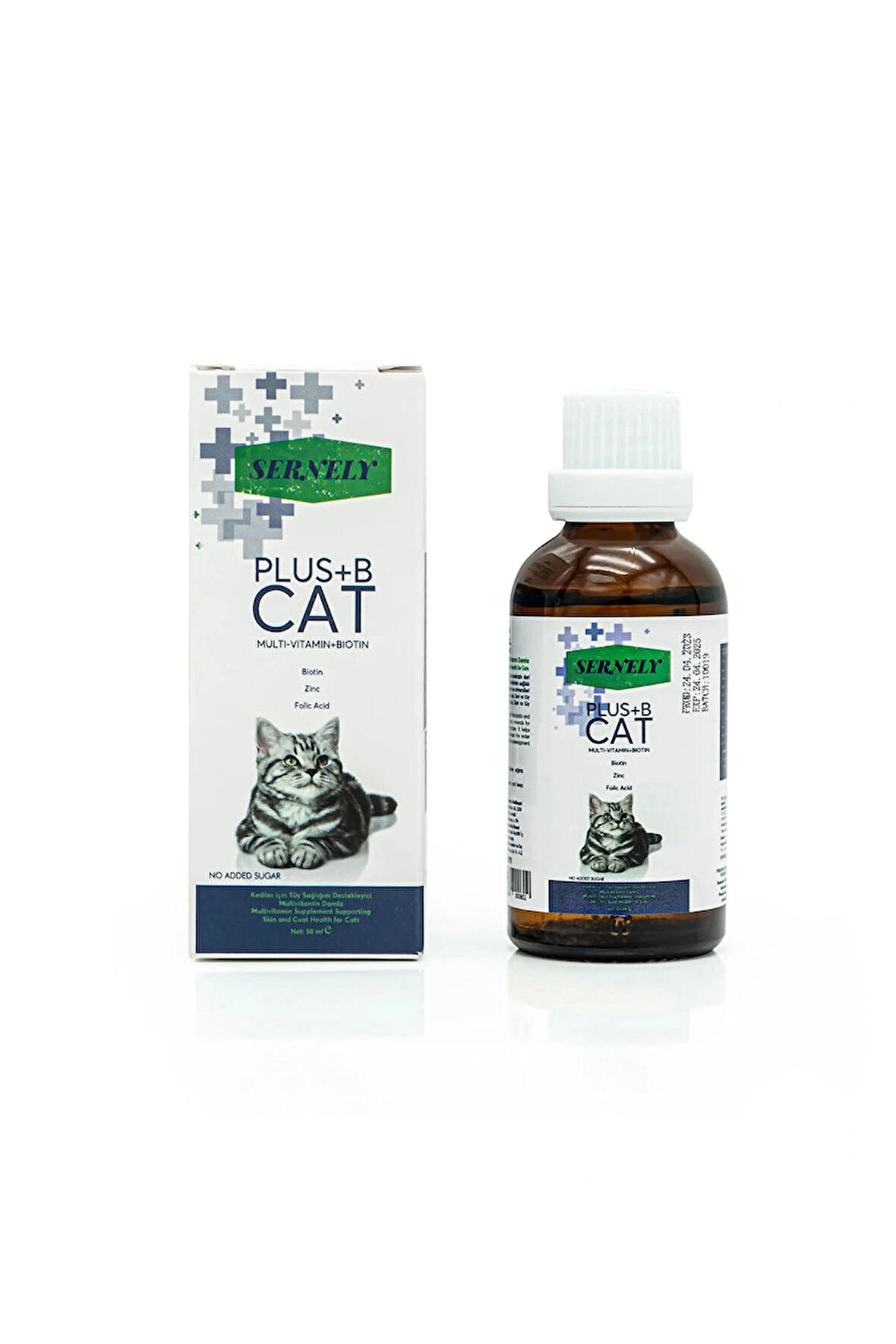 Sernely Plus B 50ml (KEDİ TÜY VE DERİ SAĞLIĞINI DESTEKLEYİCİ MULTİVİTAMİN DAMLA)