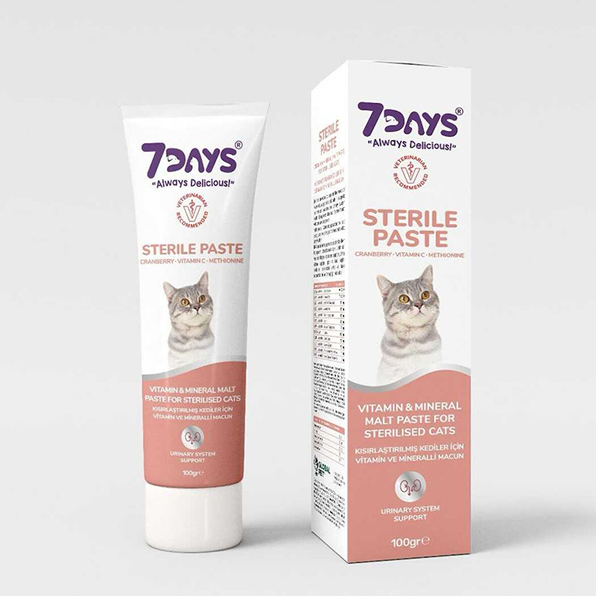 7Days Sterilised Paste Kısır Kedi Vitamin Macunu 100 Gr