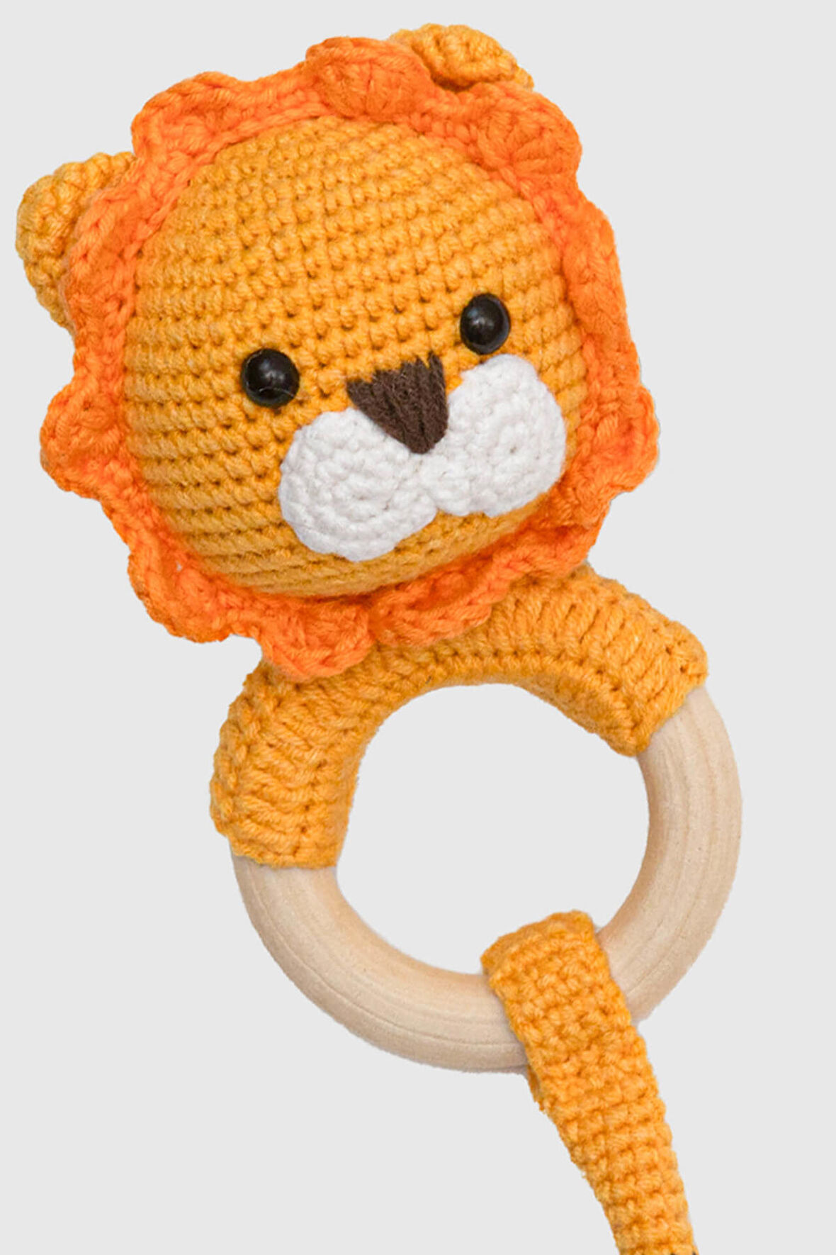 Amigurumi Aslan Çıngırak Sarı