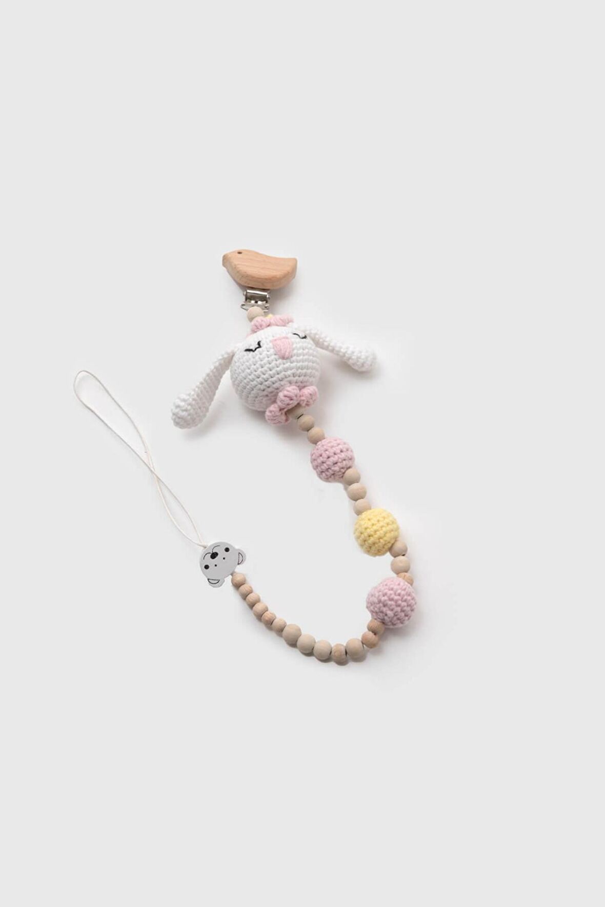 Amigrumi Tavşan Emzik Askısı