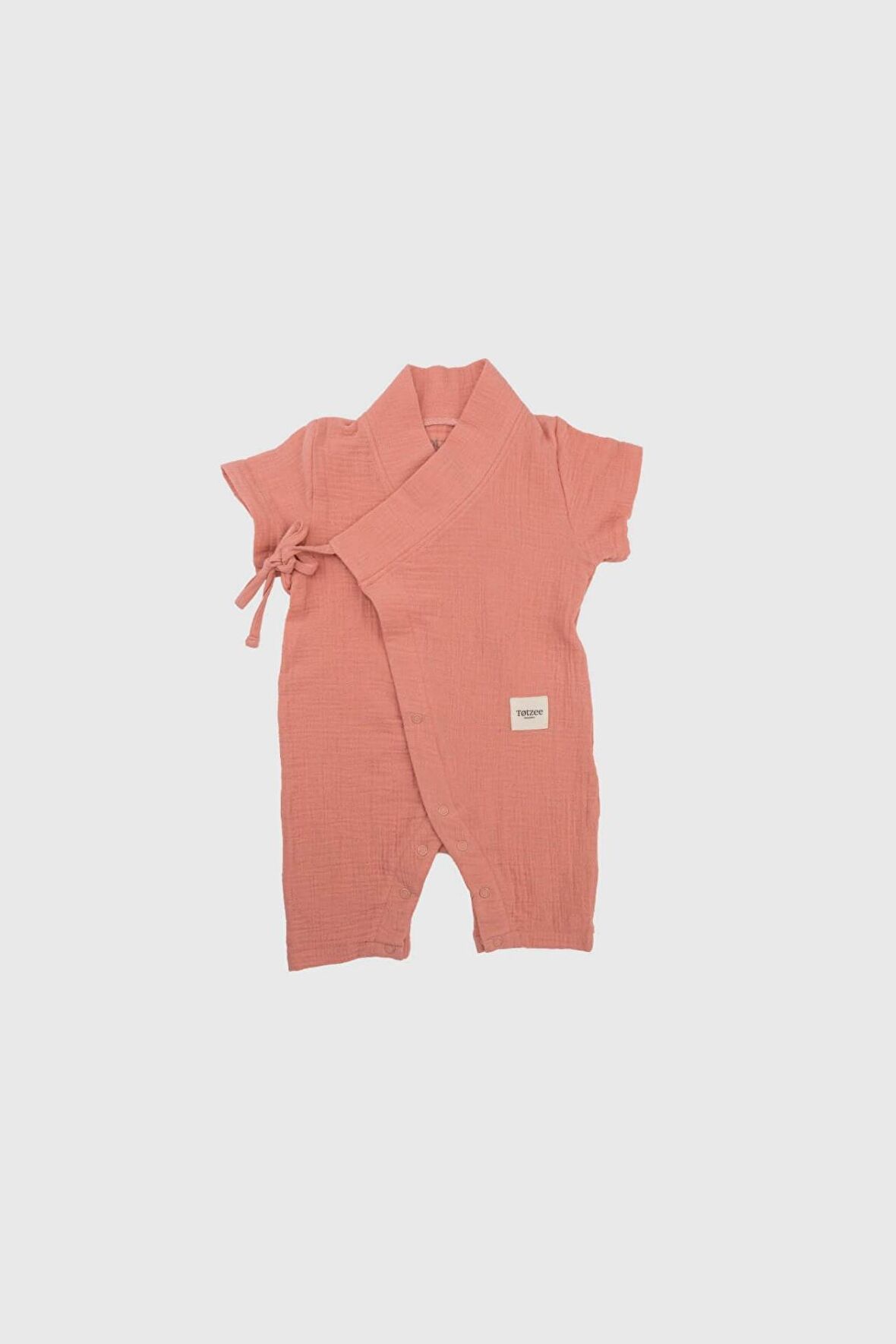 Uzun Kimono Tulum Mercan Rengi