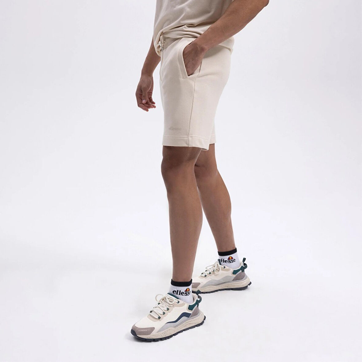 Ellesse Erkek Ekru Pamuklu Şort – EM135-1-ECR