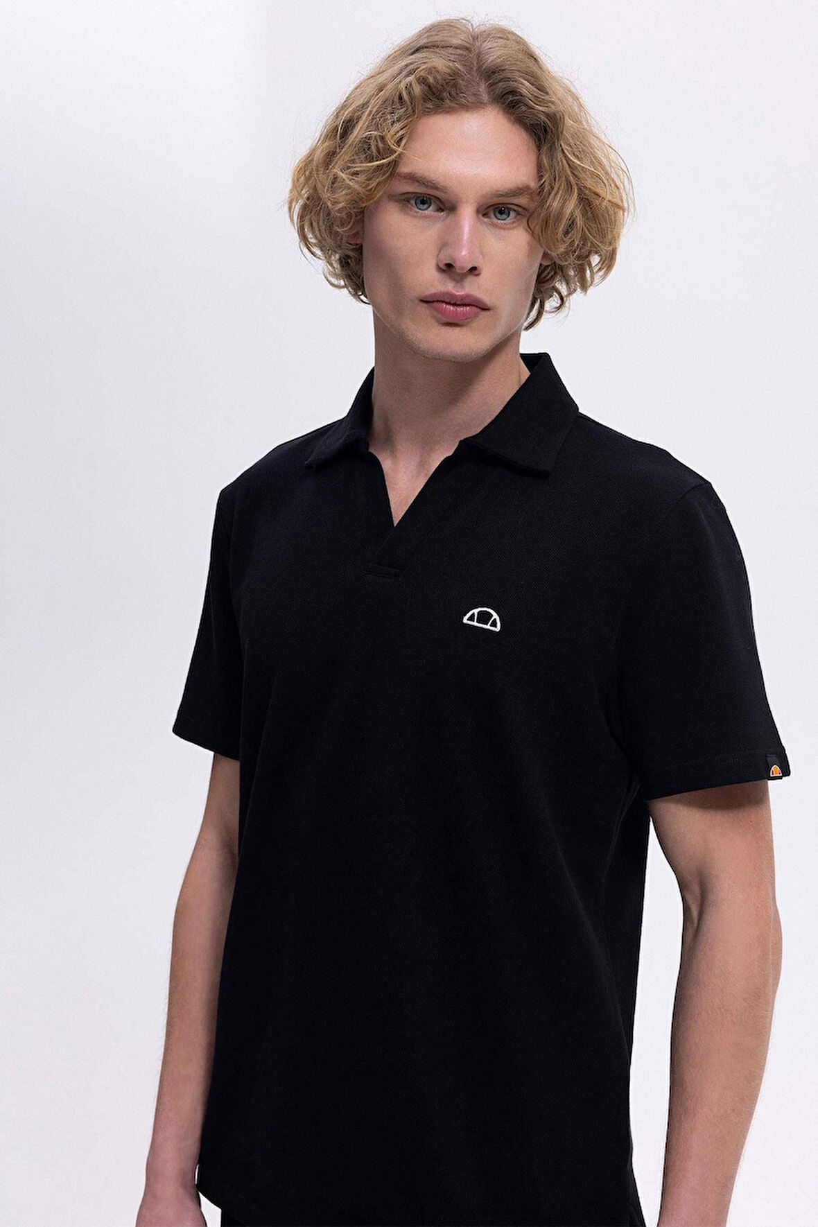 Ellesse Erkek Polo Yaka Siyah Tişört EM146