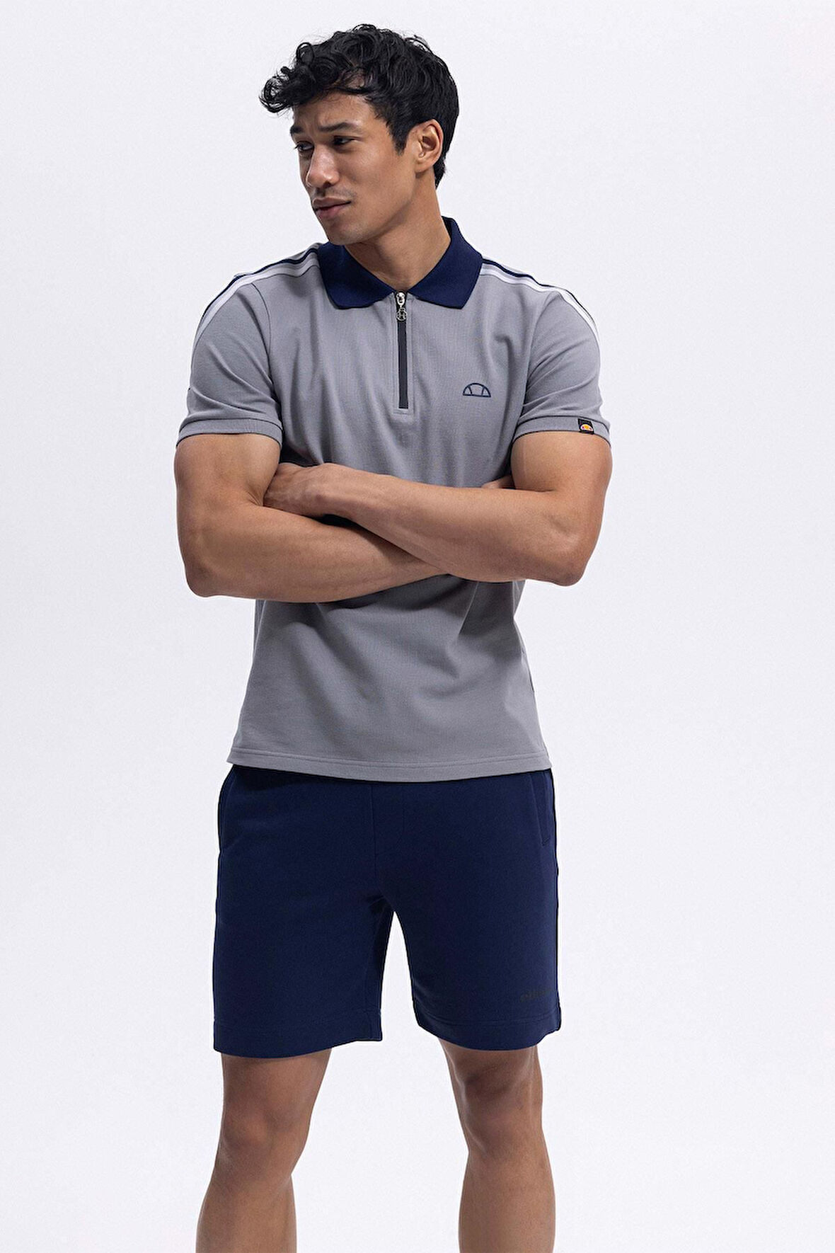 Ellesse Erkek Gri Polo Yaka Tişört EM169