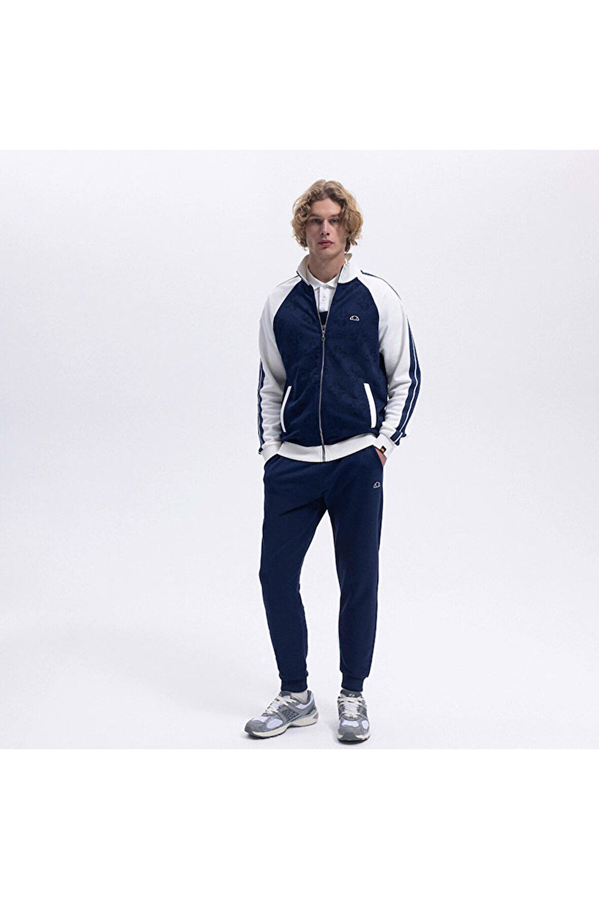 Ellesse Erkek Fermuarlı Lacivert Sweat EM357NV