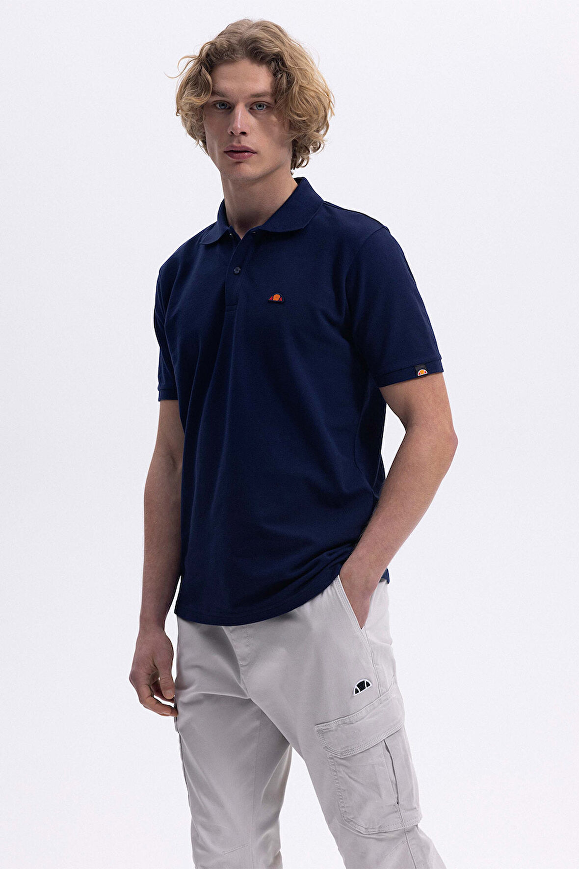Ellesse Erkek Polo Yaka Lacivert Tişört EM460