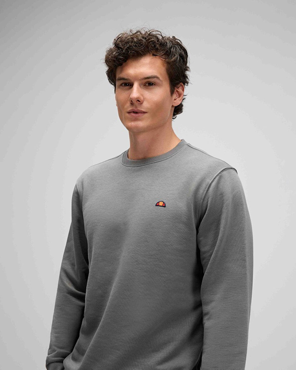 Ellesse EM579-ANT Erkek Sıfır Yaka Antrasit Sweat