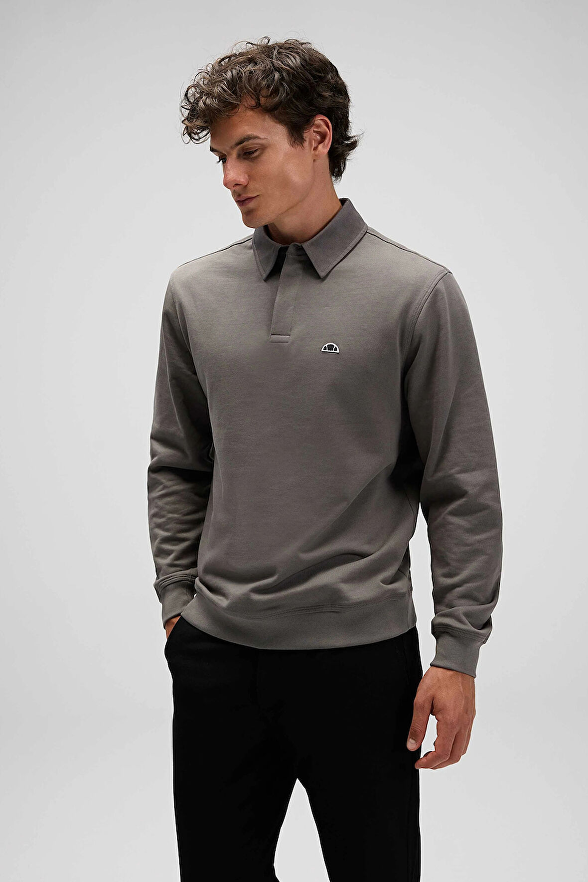 Ellesse Erkek Polo Yaka Sweat EM607-ANT