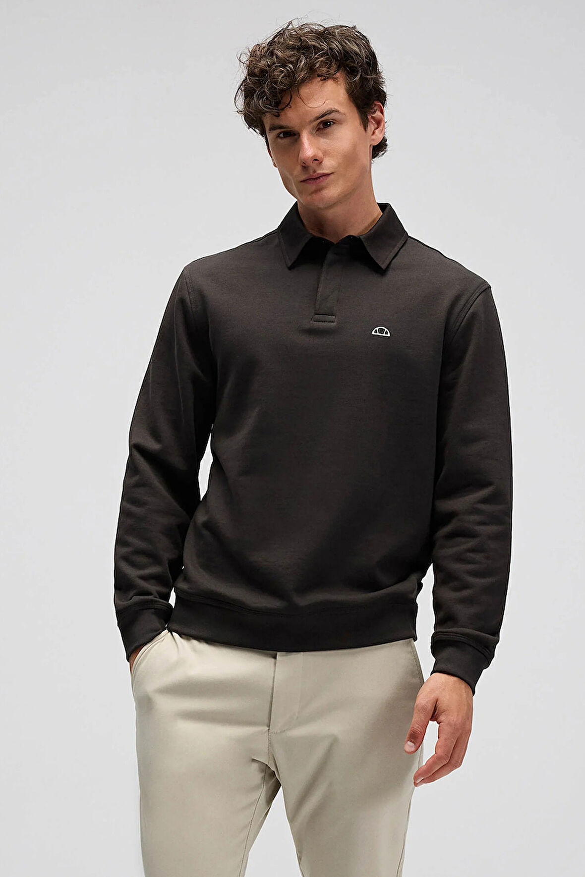 Ellesse Erkek Polo Yaka Sweat EM607-KH