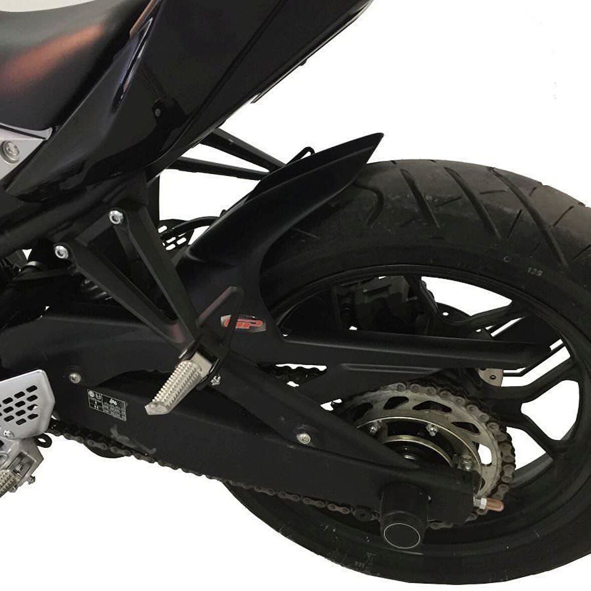 GP Kompozit Yamaha MT-25 2015-2024 Uyumlu Arka Çamurluk Siyah