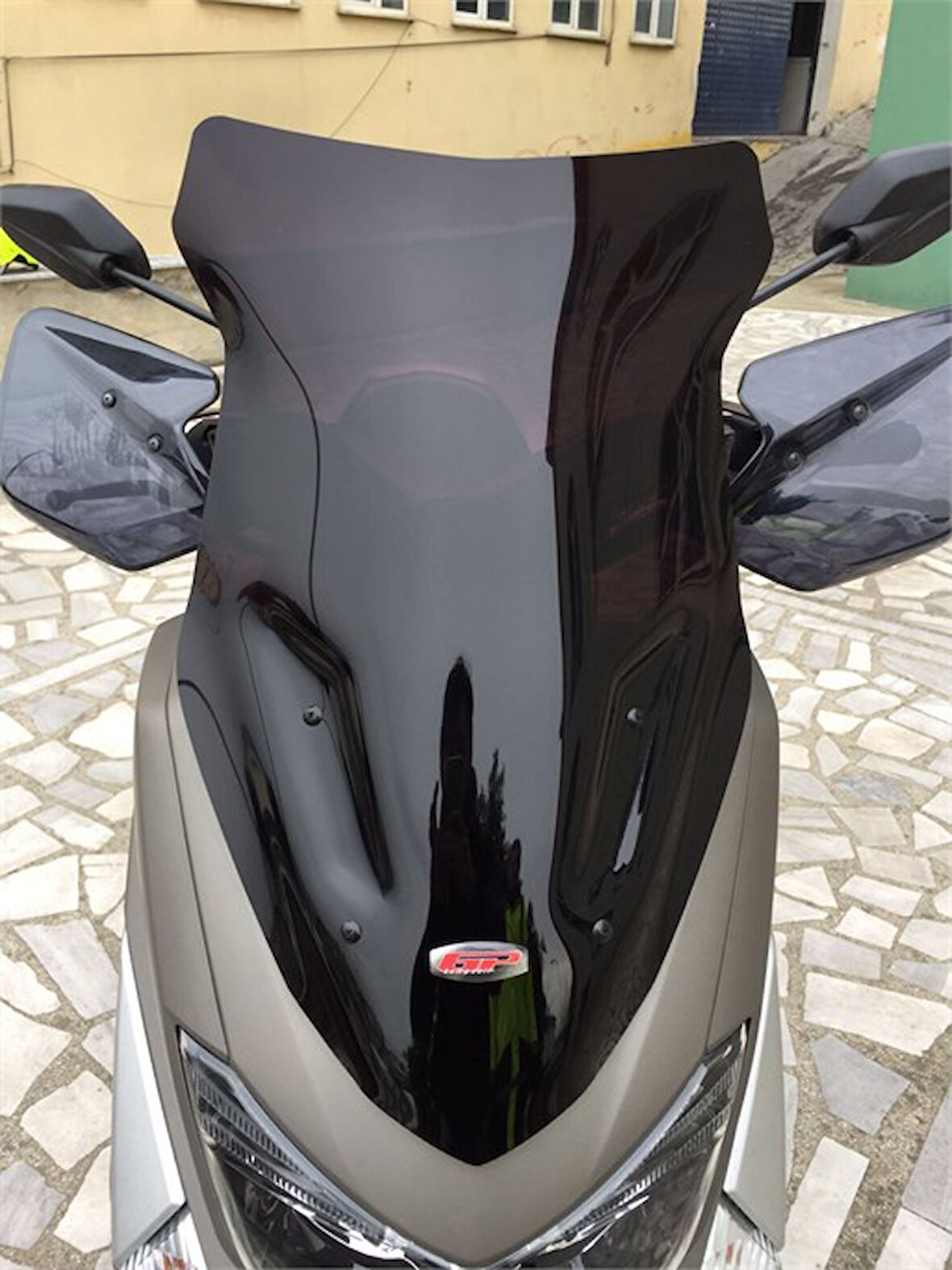 Gp Kompozit Siperlik Tur Camı Spor Nmax 125-155 2015-2020 Siyah - 54 Cm