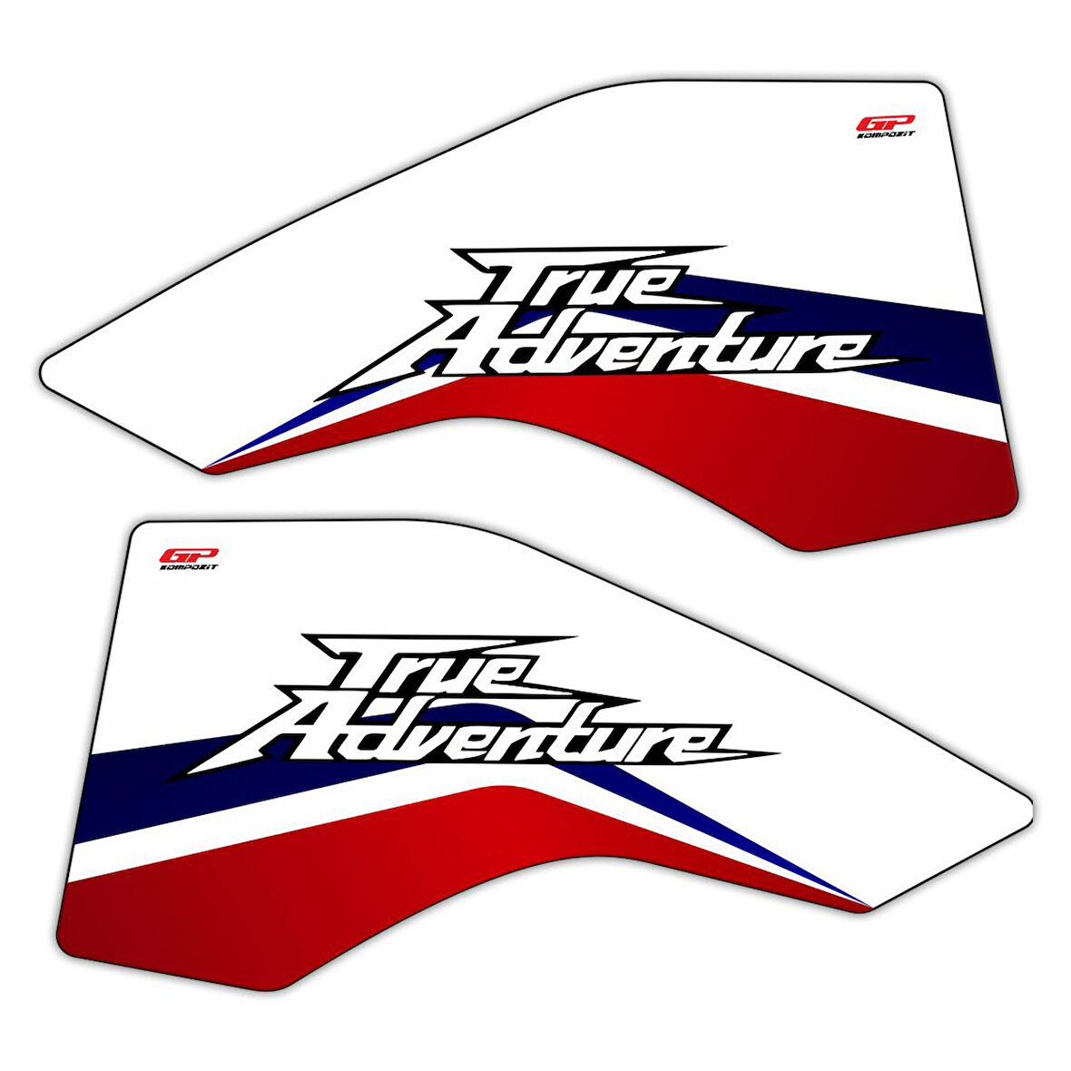 GP Kompozit Honda Africa Twin CRF1100L Adventure 2020-2023 Uyumlu Tank Pad Seti Beyaz