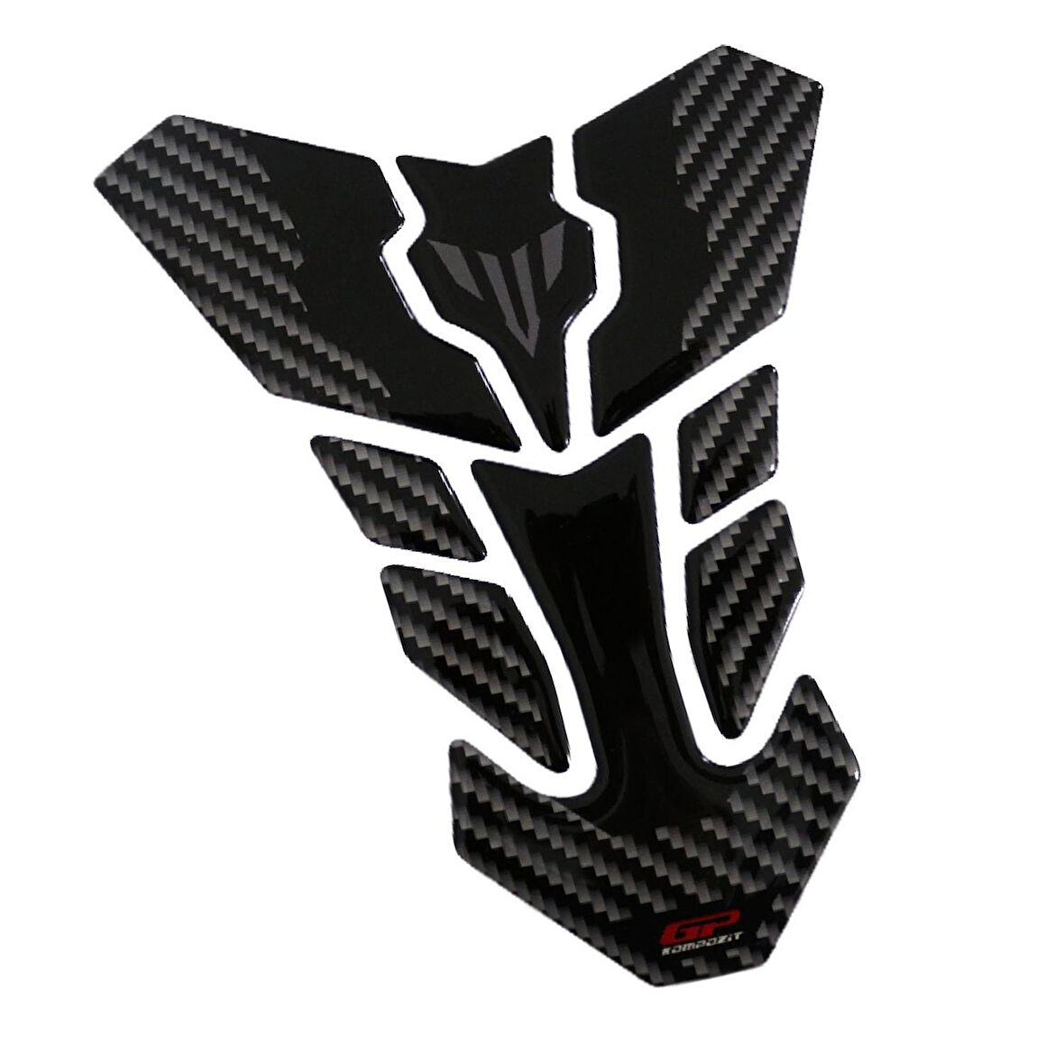 GP Kompozit Yamaha MT-25 2015-2024 Uyumlu Tank Pad Siyah-Karbon