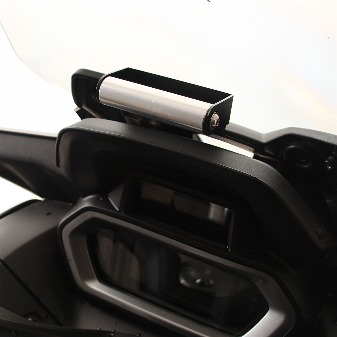 GP Kompozit Yamaha XMAX 250 2024 Uyumlu Telefon / Navigasyon Tutucu Siyah