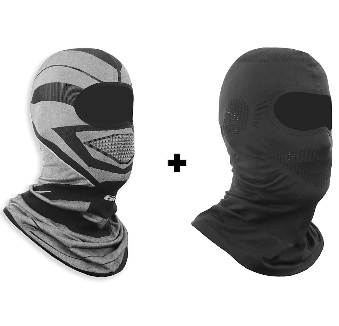 GP Kompozit Motorcu Balaklava Maske Seti (1 Adet Yazlık + 1 Adet Kışlık)