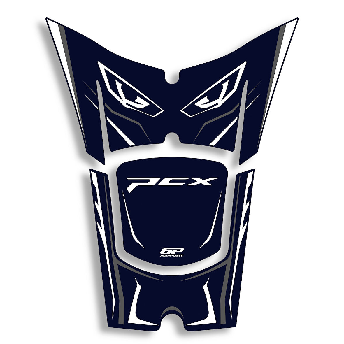GP Kompozit Honda PCX 125 / 150 2025 Uyumlu Tank Pad Mavi